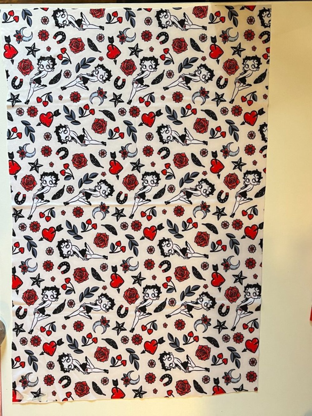 11 pc set Betty Boop fabric scrap - bundle 4 - Picture 8 of 10